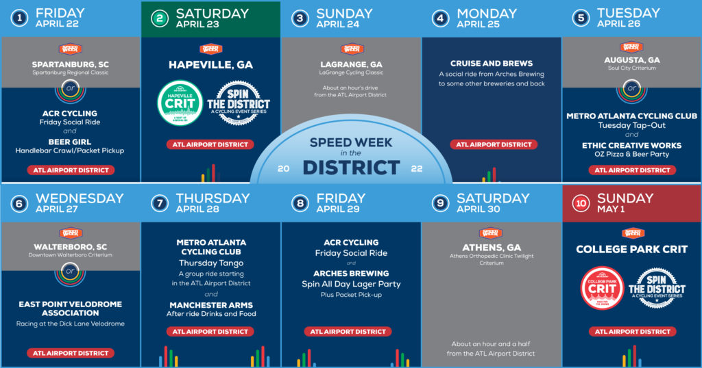 Week of Events - Spin The District